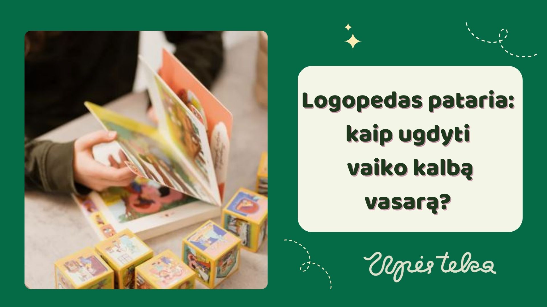 Logopedas pataria: kaip ugdyti vaiko kalbą vasarą?